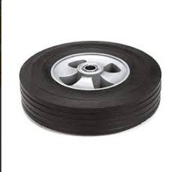 WHEEL, PNEUMATIC TIRE, TILT TRUCK, BLACK, 12 INCHES