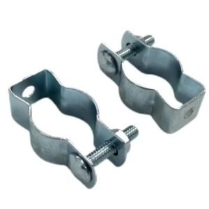 CLAMP, ELECTRICAL, CONDUIT, w/ BOLT, STEEL, 3/4 INCH,