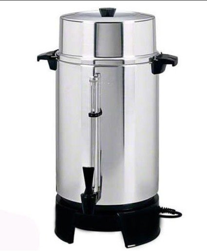 COFFEE MAKER, URN, ELECTRIC, 100 CUPS, 220-240V,60 HZ