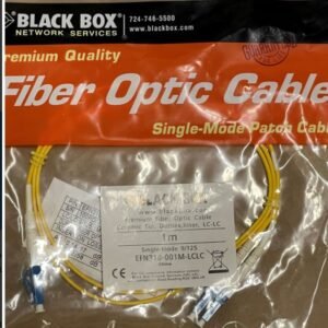 CABLE ASSEMBLY, FIBER OPTIC, PATCH, SINGLE MODE, LC-LC, YELLOW