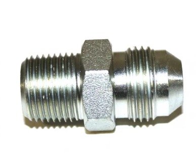 NIPPLE, PIPE, JIC X MPT, STEEL