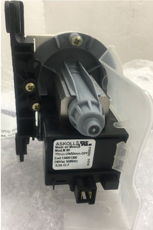 PUMP, DRAIN, WASHING MACHINE, 50/60HZ, 240V
