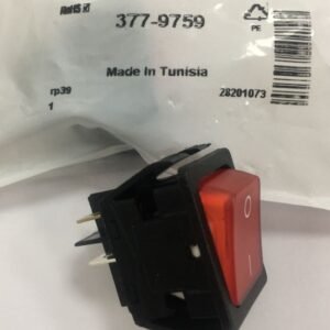 SWITCH, ON-OFF, RED ILLUMINATED, 250 VAC