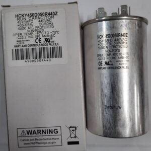 CAPACITOR, RUN, 3P, 45+5 MFD, 440V