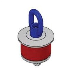 PLUG, CONDUIT (DUCT PLUG), EXPANDABLE, w/LOOP NUT, 2 INCHES