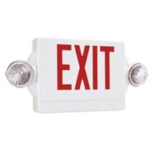 LIGHT UNIT, EMERGENCY, EXIT, 60 HZ, 3 WATT.