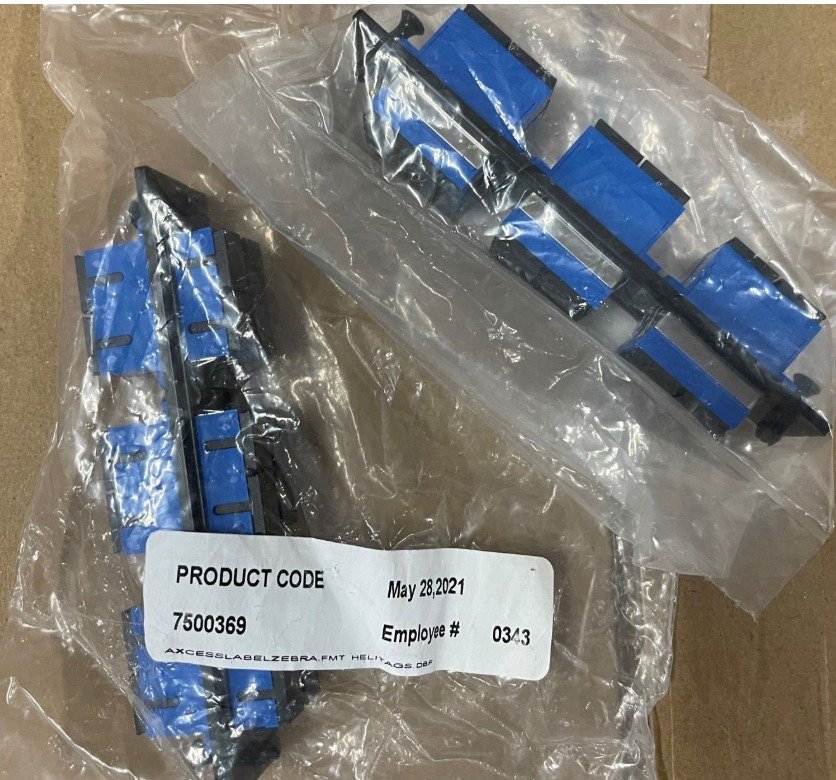 ADAPTER PLATE, 12 PORT, CERAMIC