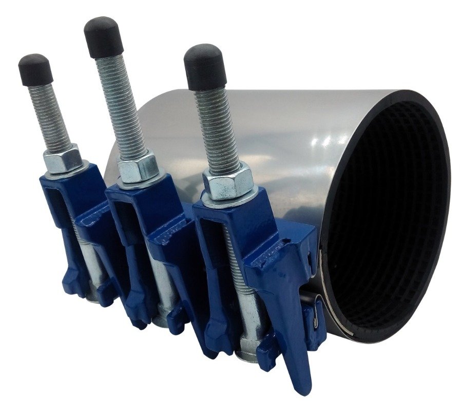 CLAMP, REPAIR, PIPE, STEEL, 4 X 12 1/2 INCHES