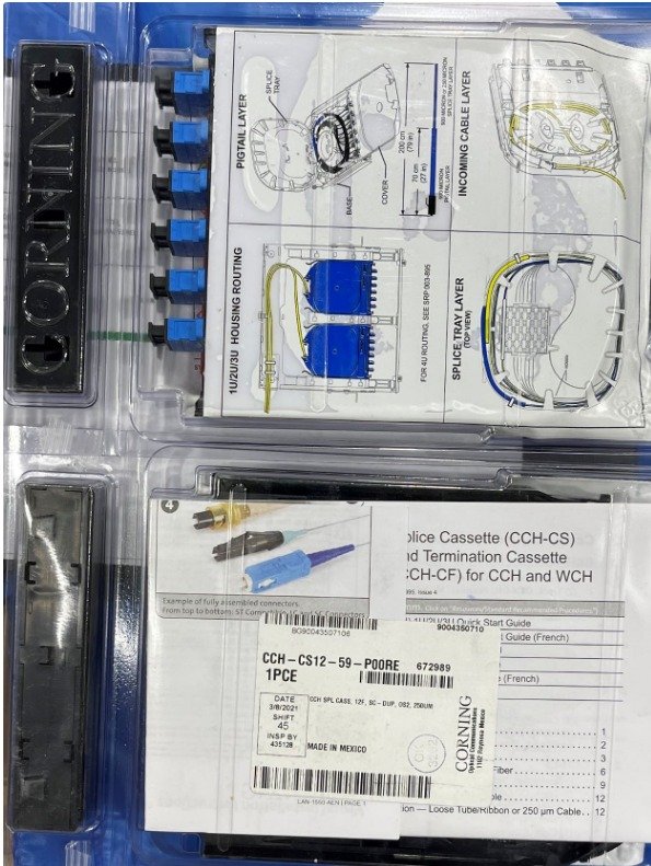 SPLICE ENCLOSURE, FIBER OPTIC (SPLICE CASSETTE)