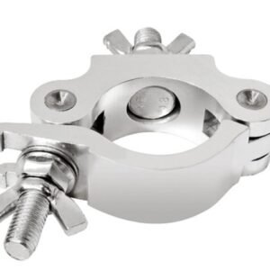 COUPLING, CLAMP, HALF, ALUMINUM, SILVER