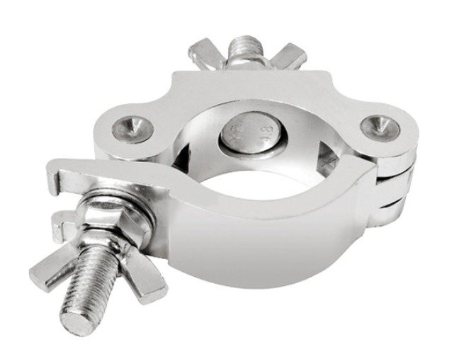 COUPLING, CLAMP, HALF, ALUMINUM, SILVER