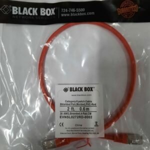 CABLE, CAT6, DUAL SHIELDED, CM PVC, RJ-45, RED