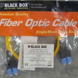 CABLE ASSEMBLY, FIBER OPTIC, PATCH, SINGLE MODE, SC-SC, YELLOW