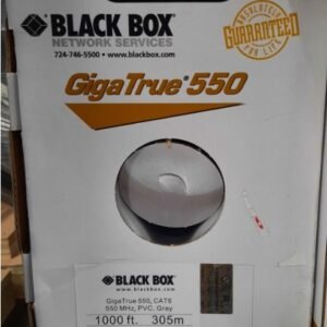CABLE, CAT6, UNSHIELDED, PVC, GRAY, 23 AWG, 550 MHZ