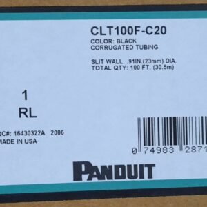 LOOM TUBING, CORRUGATED, SLIT WALL, POLYETHYLENE, BLACK
