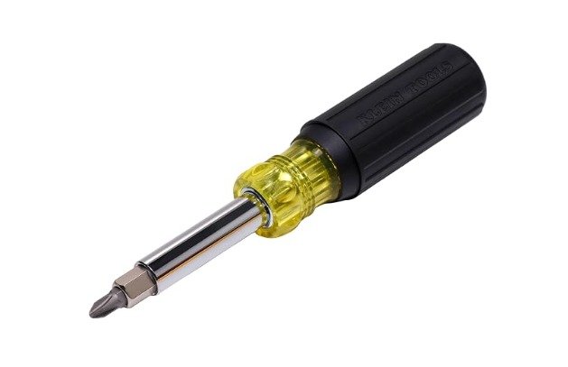 SCREWDRIVER, MULTI-BIT, MAGNETIC, CARBON STEEL
