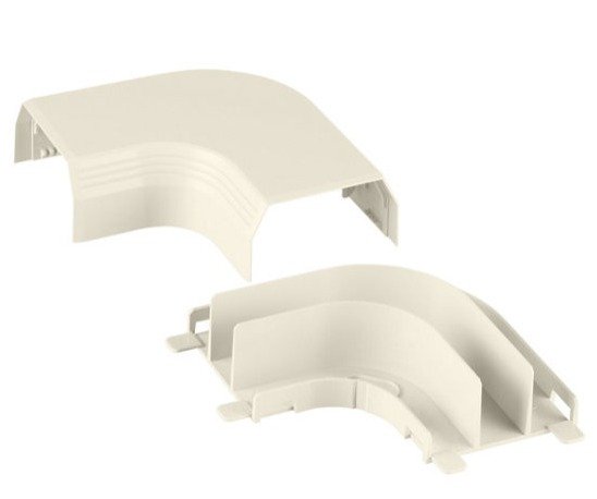 ADAPTER, ELECTRICAL CONDUIT, RIGHT ANGLE, PVC, OFF-WHITE