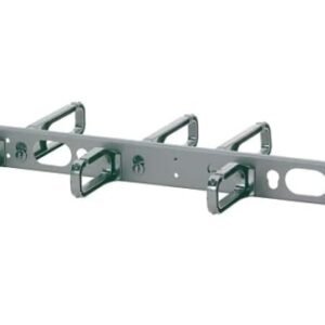 CABLE MANAGER, D-RING, HORIZONTAL, SINGLE SIDE