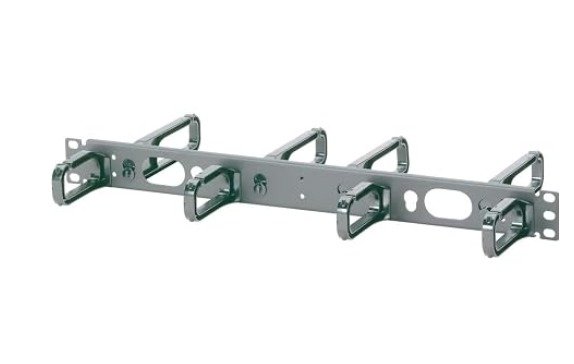 CABLE MANAGER, D-RING, HORIZONTAL, SINGLE SIDE