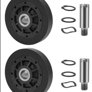 PULLEY, GROOVE, PLASTIC, BLACK