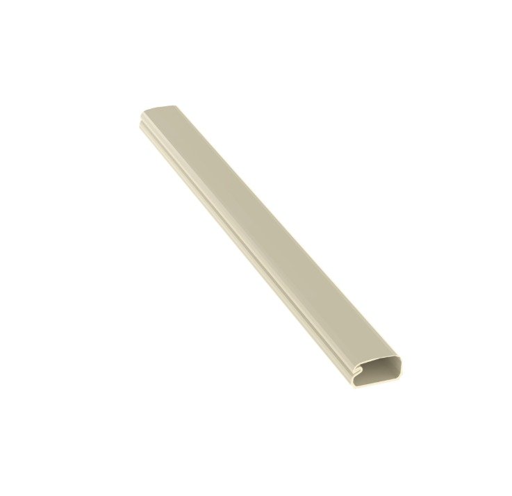 RACEWAY, NONMETALLIC, ADHESIVE, PVC, IVORY