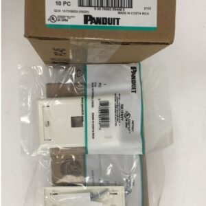 FACEPLATE KIT,1-GANG, 1 PORT, ABS, OFF- WHITE