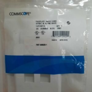 PLATE, WALL, (FACEPLATE), LABELED, THERMOPLASTIC, ALPINE WHITE, 1 GANG