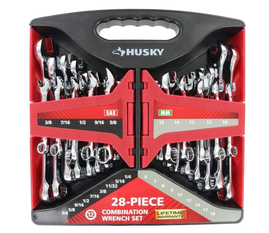 WRENCH SET, COMBINATION SAE/METRIC