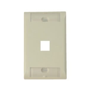 PLATE, WALL, (FACEPLATE), MT-RJ, 1-GANG, 1-PORT
