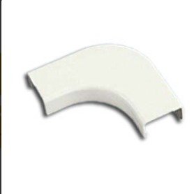 ELBOW, RACEWAY, RIGHT FITTING, ELECTRIC IVORY, ABS