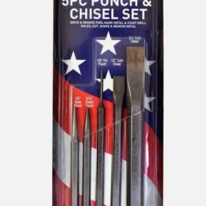 PUNCH AND CHISEL SET, ALLOY STEEL