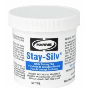 FLUX, BRAZING, WHITE, 4 OZ