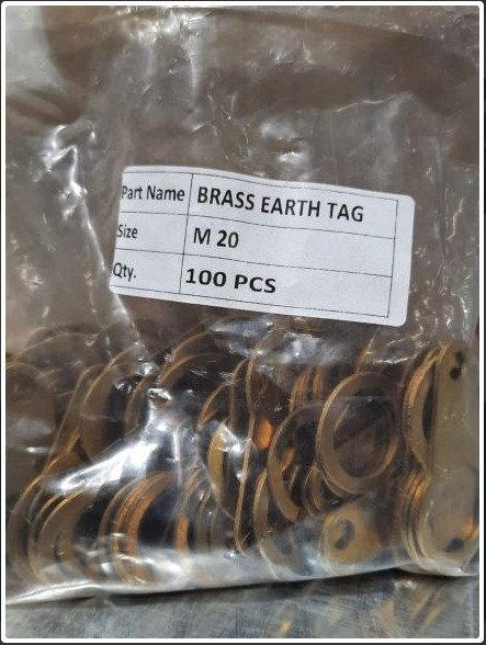 EARTH TAG, BRASS, M20, 27.1MM, CMP PRODUCTS LTD,