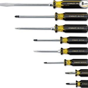 SCREWDRIVER SET, FLAT TIP AND CROSS TIP