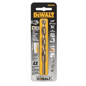 DRILL, TWIST, BIT, PILOT POINT, COBALT STEEL,