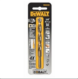 DRILL, TWIST, BIT, PILOT POINT, COBALT STEEL,