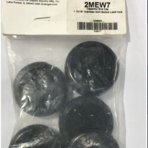 END CAP, CAPACITOR, BOTTOM LEAD HOLE,