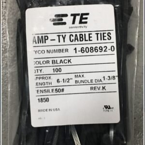 STRAP, TIEDOWN, NYLON, BLACK, 165 X 4.7MM