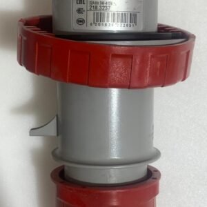 CONNECTOR, PLUG, ELECTRICAL, MALE, RED, 32A
