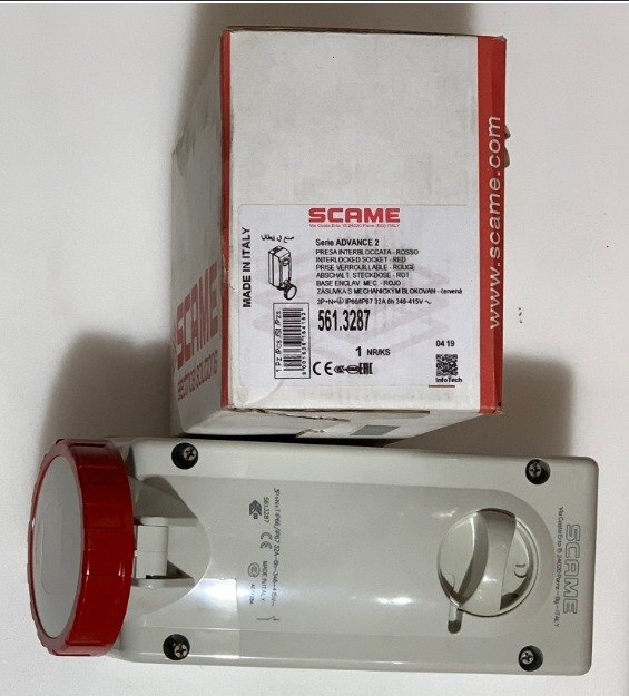 SOCKET, INTERLOCK, FEMALE, 5PIN, 346-415 V, 50/60 HZ