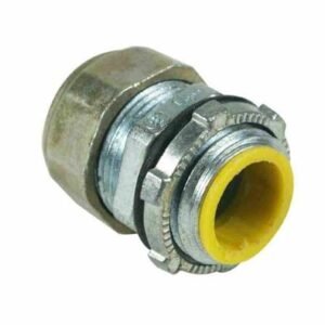 BOX CONNECTOR, ELECTRICAL, ZINC PLATED STEEL