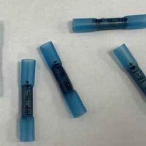 SPLICE, CONDUCTOR, BUTT, COPPER, BLUE, 16-14 AWG