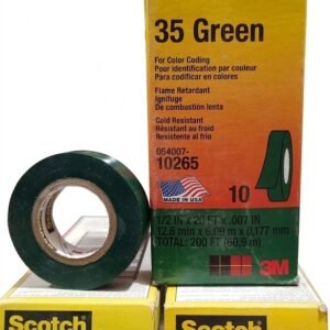 TAPE, INSULATION, ELECTRICAL, GREEN
