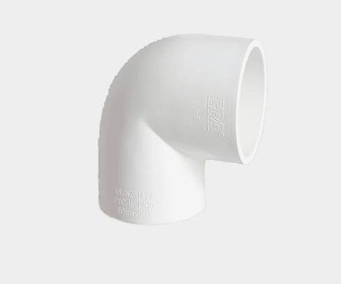 ELBOW, PVC, 90 DEGREE, WHITE
