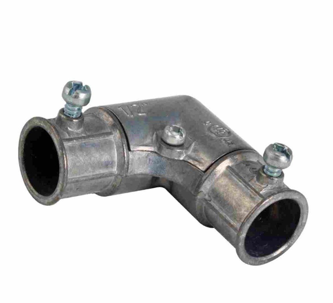 ELBOW, PULL, EMT CONDUIT, w/ SET SCREW, 90"