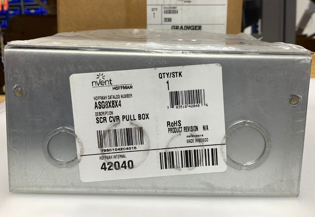 JUNCTION BOX, w/ KNOCKOUT, (PULL BOX)