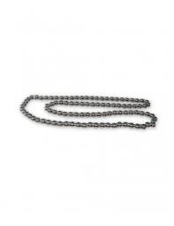 CHAIN, ROLLER, LEFT SIDE, NICKEL, SILVER, 98 LINKS,