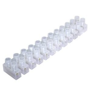 TERMINAL BLOCK, CONNECTOR, WHITE, 12WAY