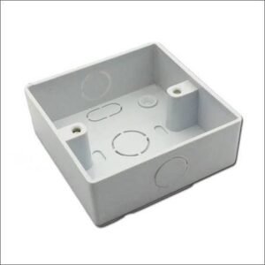 JUNCTION BOX, PVC, WHITE
