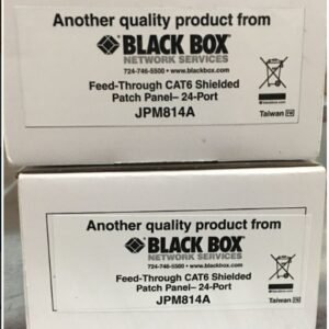PANEL, PATCHING, COMMUNICATION, CAT6, STEEL, SHIELDED, 1U, 24 PORT, MANUFACTURER: BLACK BOX,